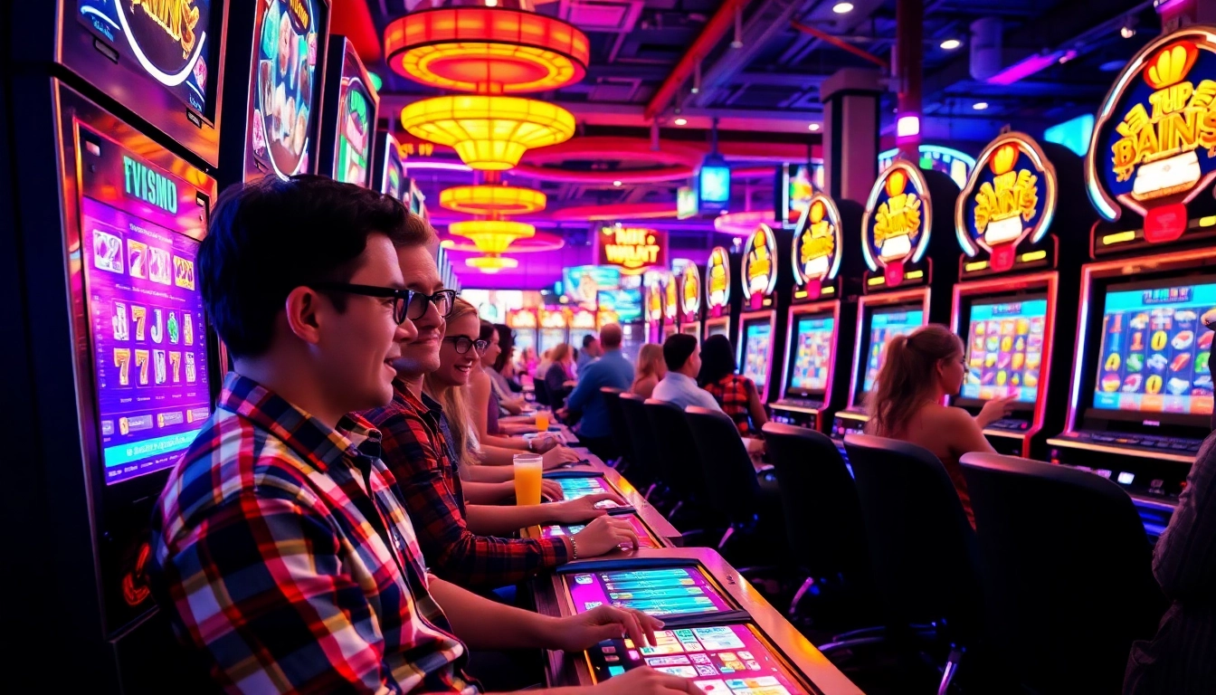 Menangkan slot deposit 1000 di kasino yang meriah dan dinamis dengan pemain bersemangat.