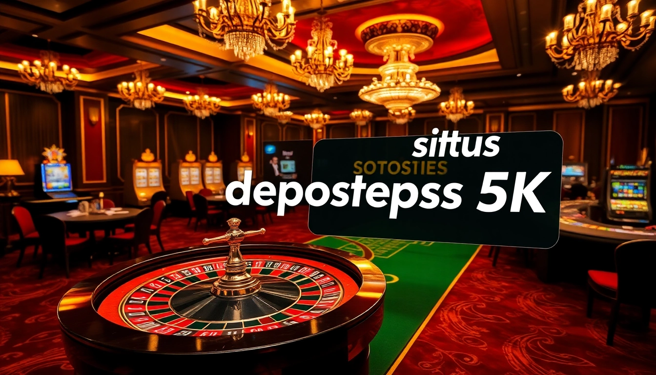 Experience thrilling gameplay at situs deposit 5k tables with exciting card games and spinning roulette wheels.