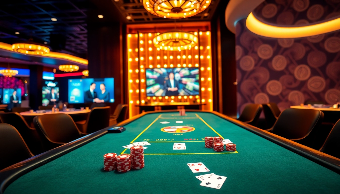 Exciting online action at IDN Poker table with vibrant colors and digital interface.