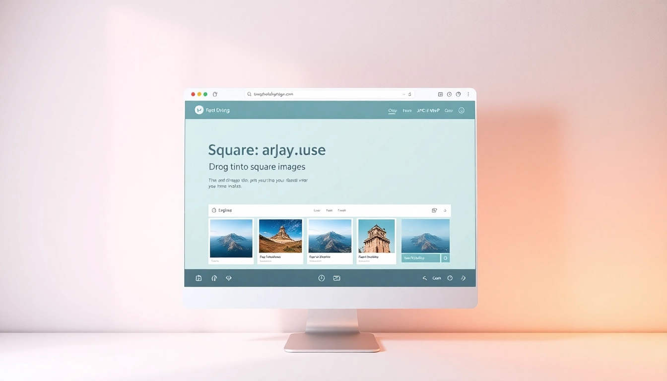 Transform image to square online easily with user-friendly tools and colorful interface.