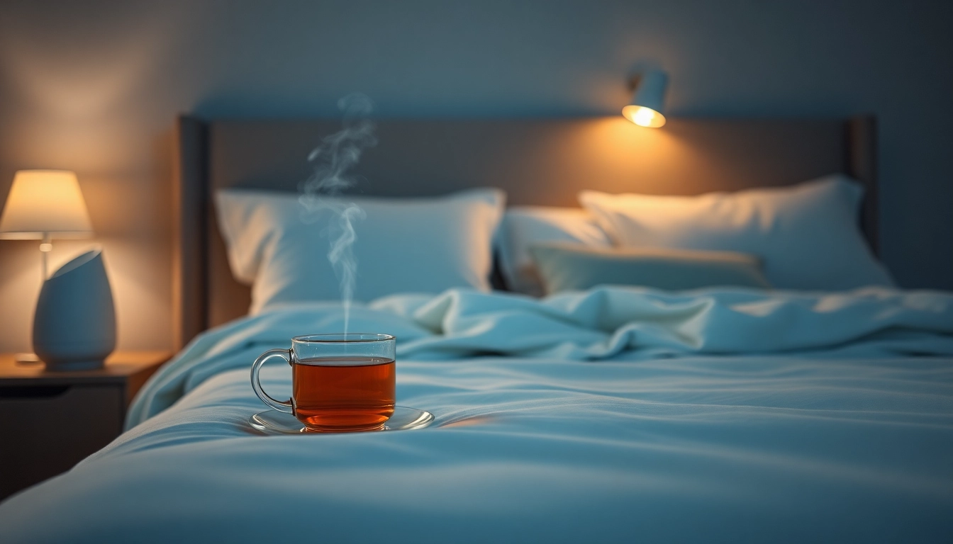 静かな寝室で風邪を一晩で治す方法の効果的な回復を促す。