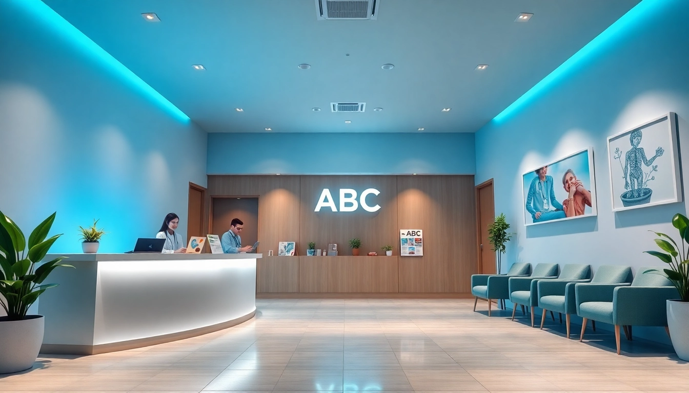 ABCクリニック 口コミ 評判: 親しみやすいスタッフがいる歓迎される受付エリア