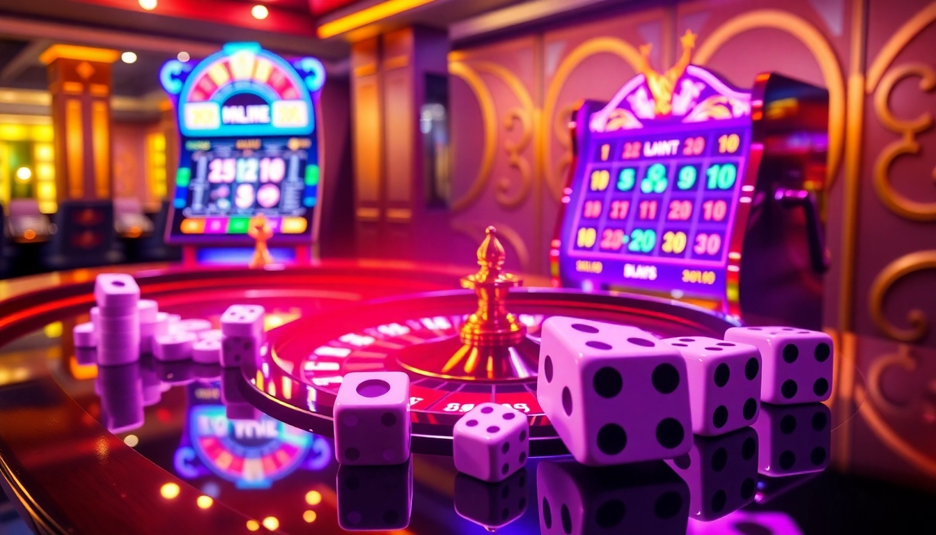 Tactical gameplay at https://taixiumd5.fan/ with exciting online casino elements including dice, roulette, and vibrant chips.