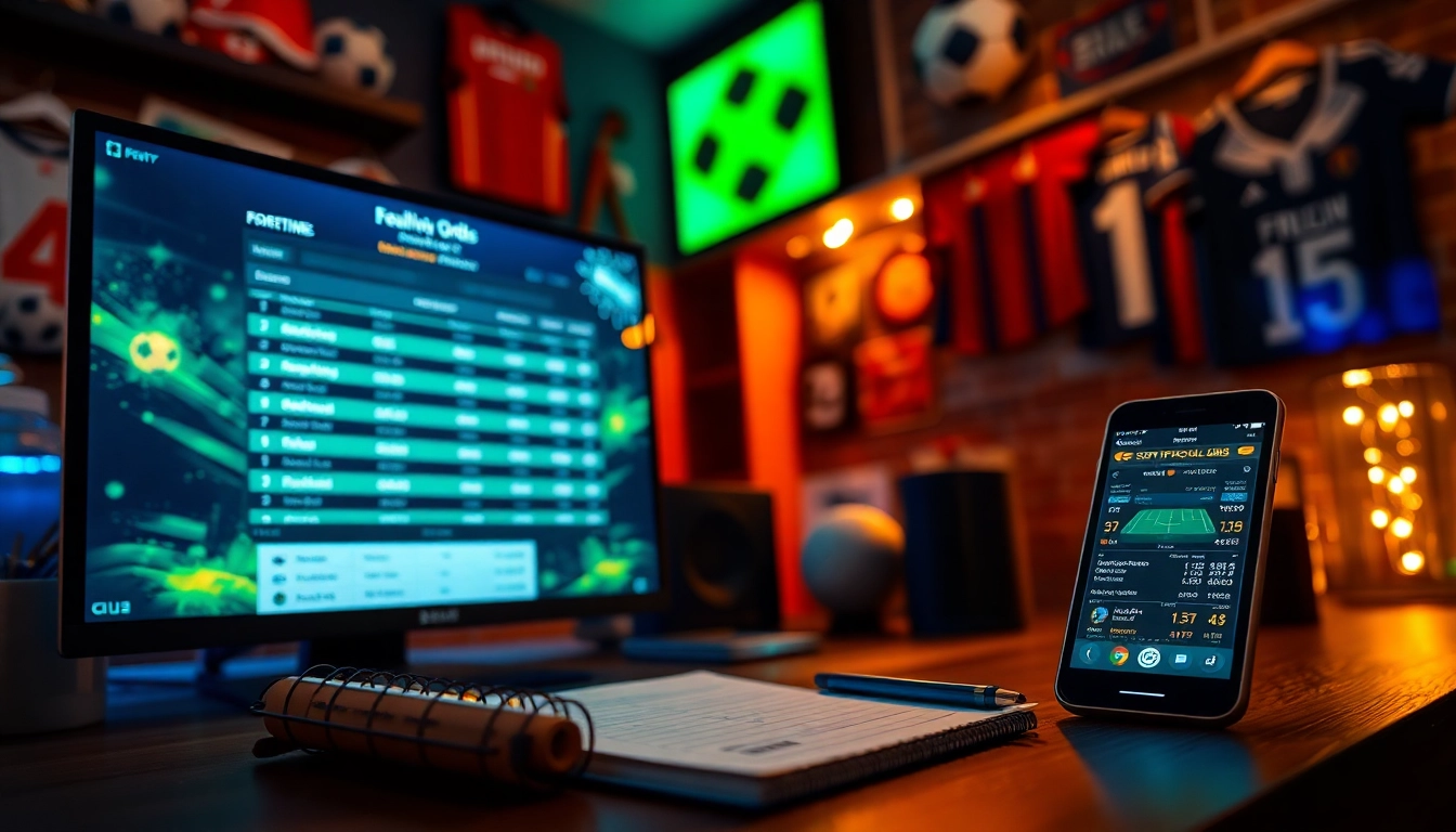 Real-time football odds from https://keonhacai.gold/ displayed on a mobile device in a modern sports betting atmosphere.