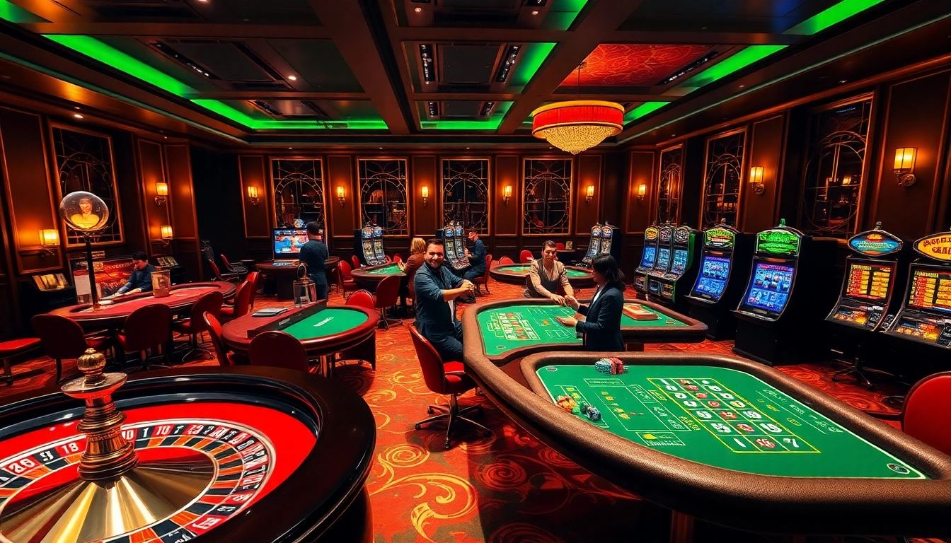 Vivez un gameplay palpitant dans un casino en ligne avec des tables vibrantes et des machines à sous excitantes.