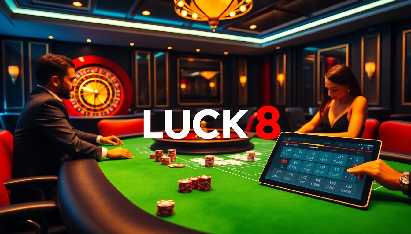 Experience the excitement of LUCK8 with vibrant casino games and betting opportunities.