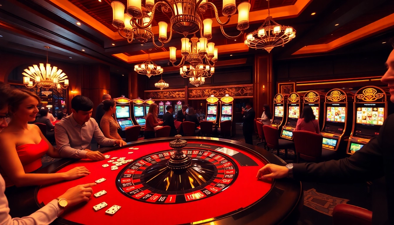 Experience DH88 excitement with engaging roulette action in a luxury casino setting.