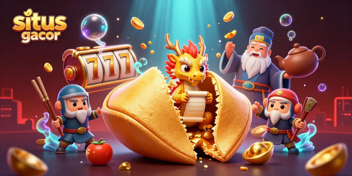 Experience the thrill of situs slot gacor with vibrant casino elements and detailed characters.