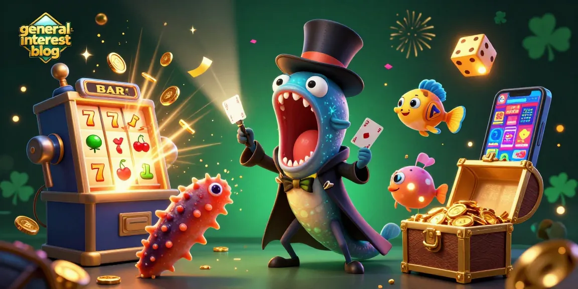 Engage with the vibrant world of a general interest blog featuring casino-themed underwater magic.